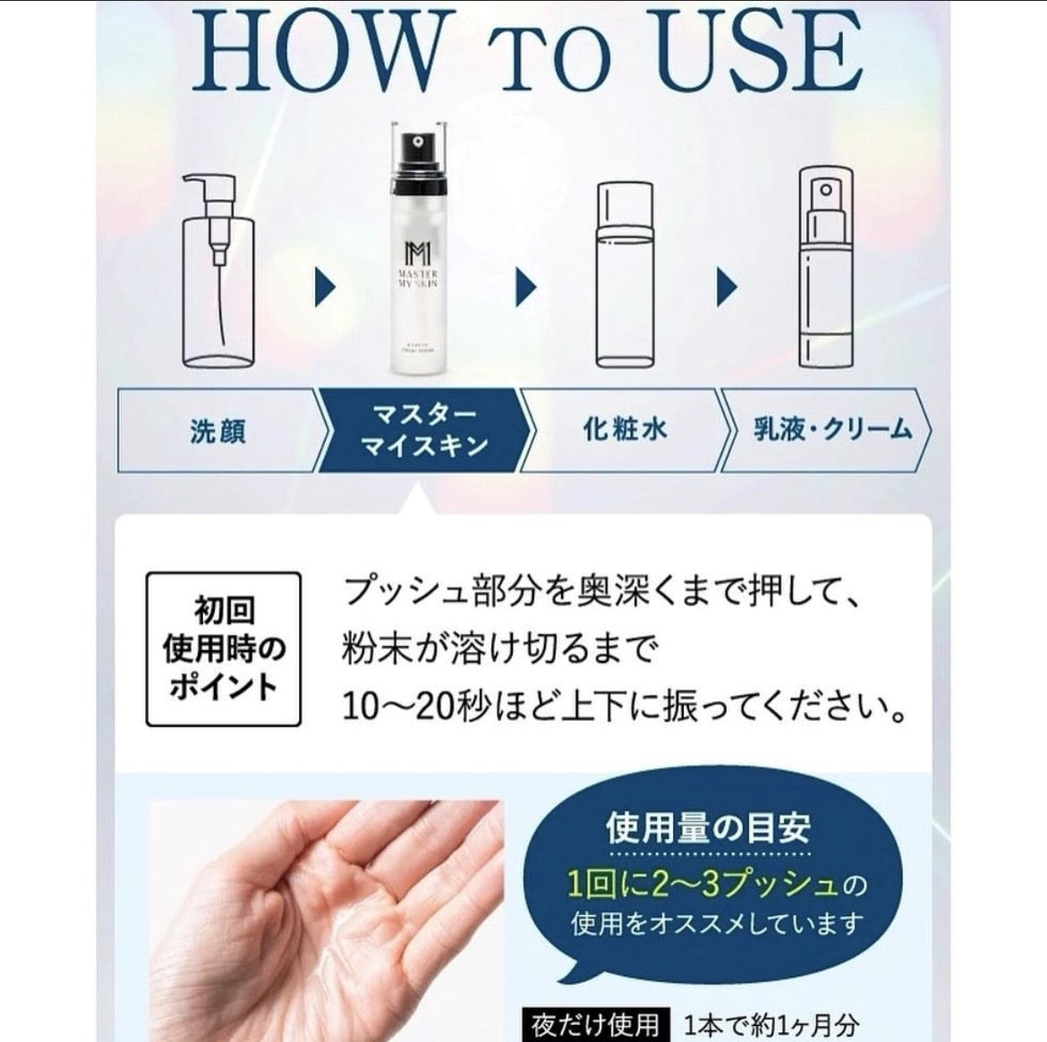 Master My Skin Moisturizing and anti-aging serum
