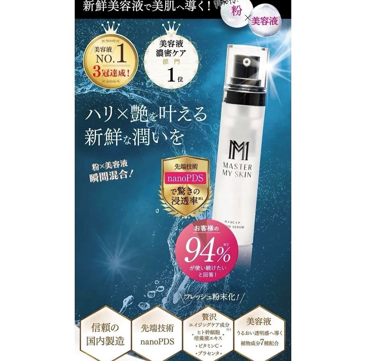 Master My Skin Moisturizing and anti-aging serum